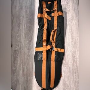 Cluba Glove Tour Traveler SB Golf Travel Bag – Black/Tan, Like New
